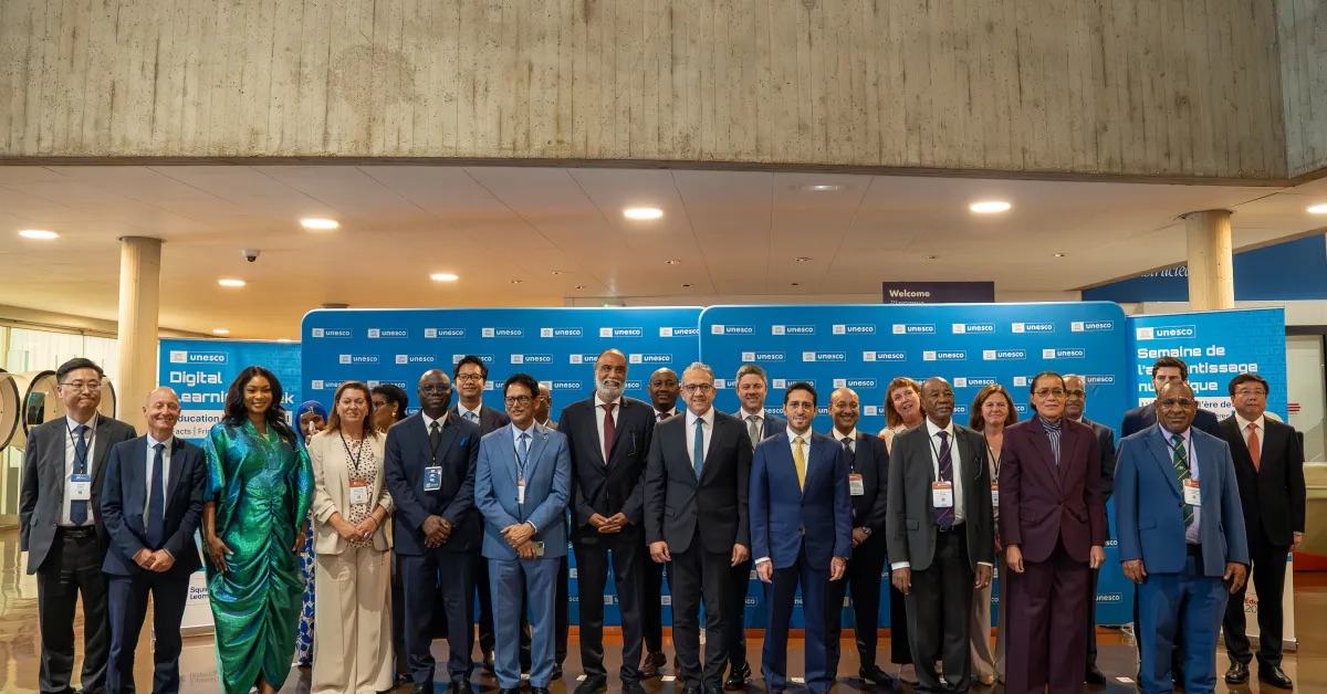 UNESCO 数字学习周 2026 部长级会议现场