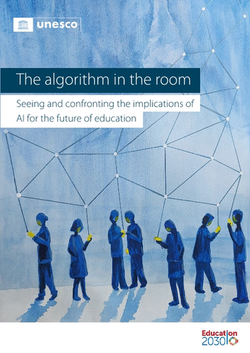 UNESCO 出版物《The algorithm in the room》封面