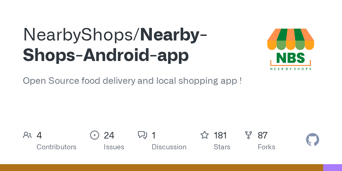 Nearby-Shops-Android-app