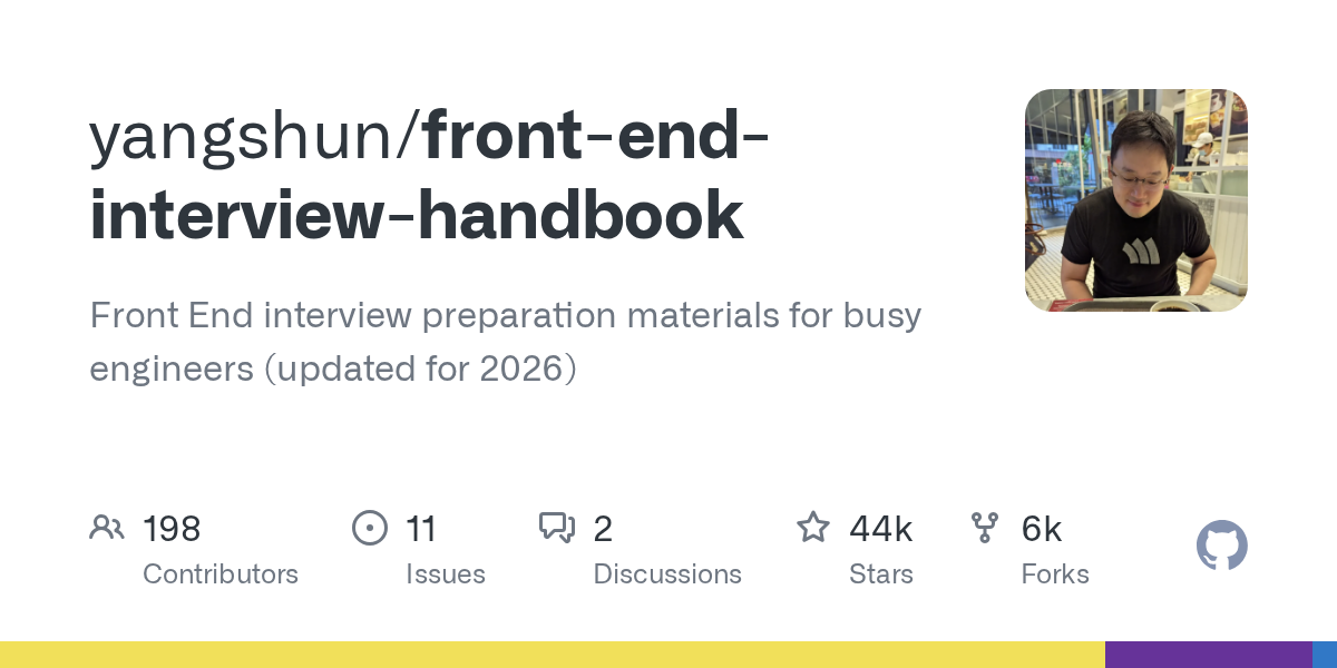 front-end-interview-handbook
