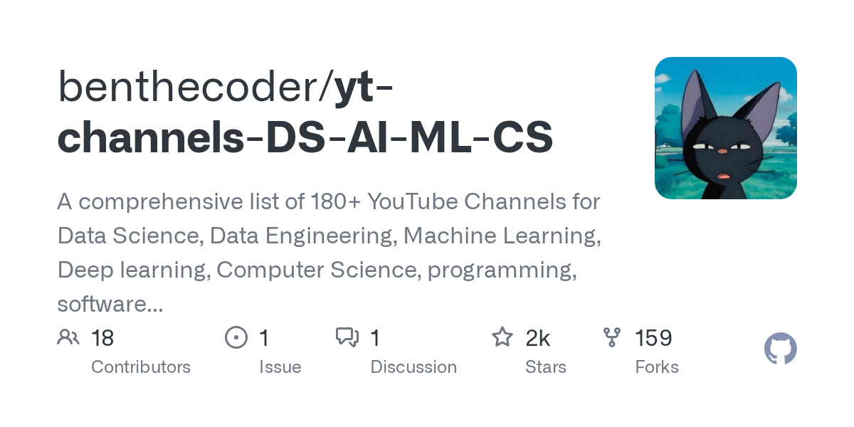 yt-channels-DS-AI-ML-CS