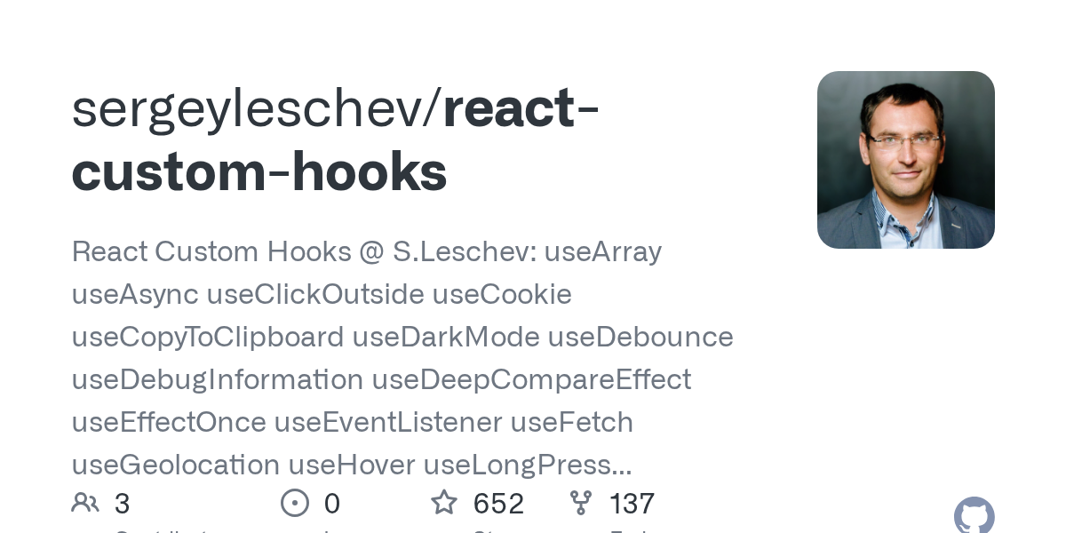 react-custom-hooks