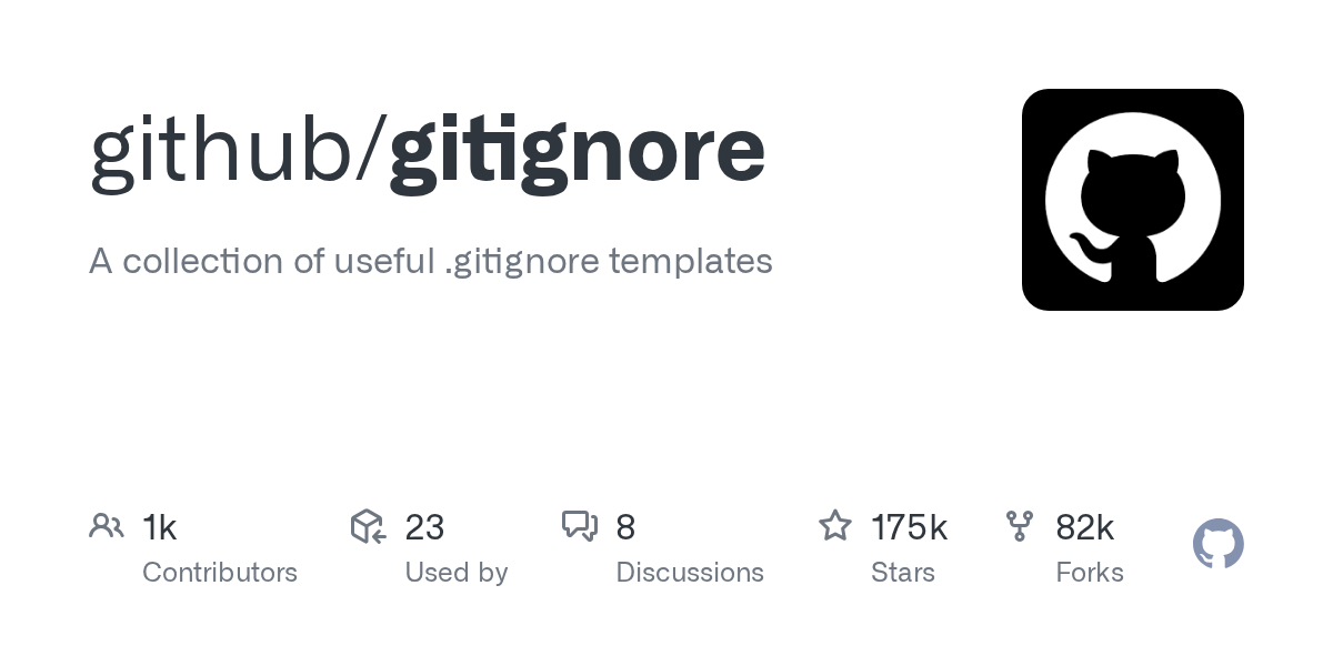 github/gitignore