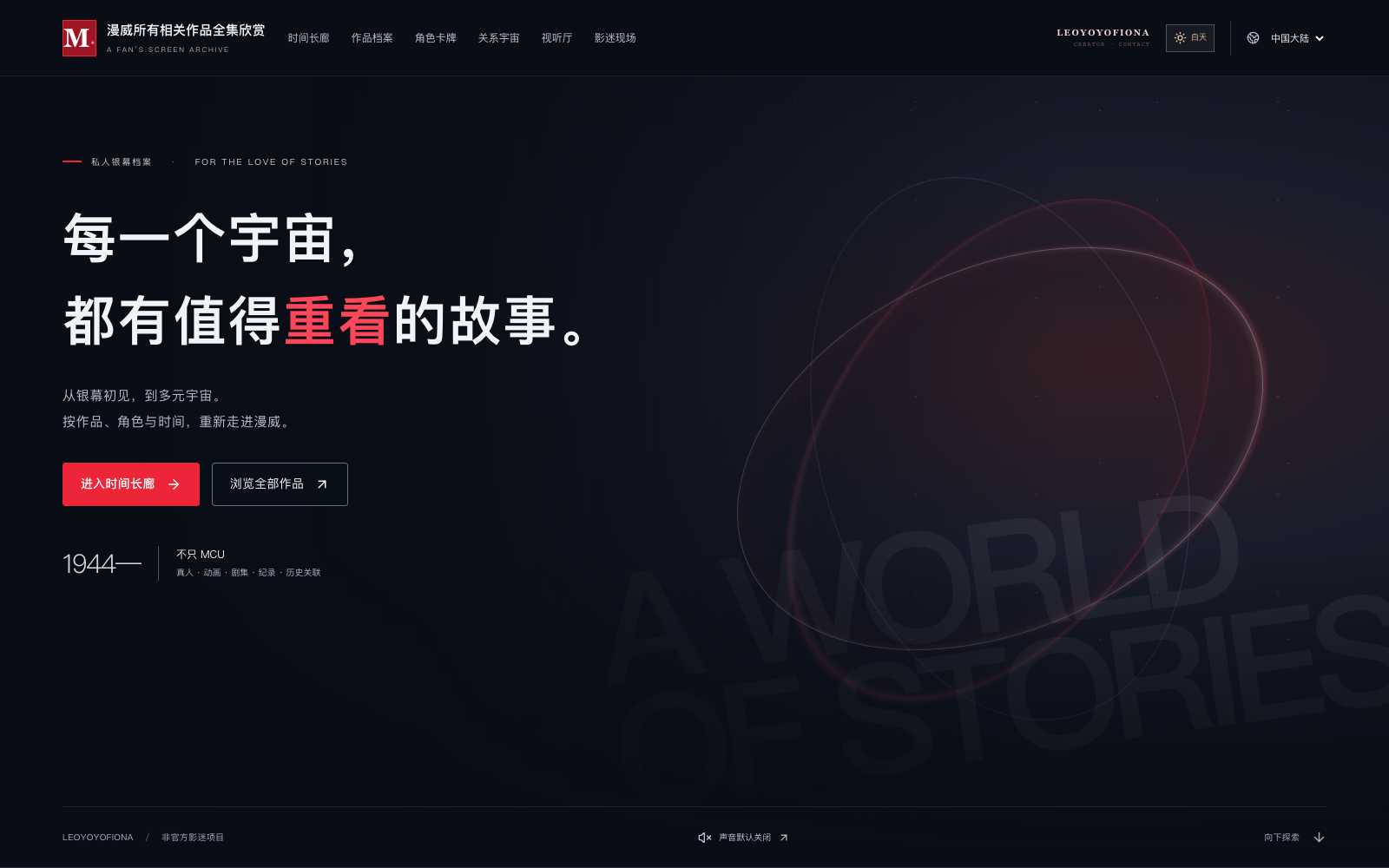 漫威网站 全貌